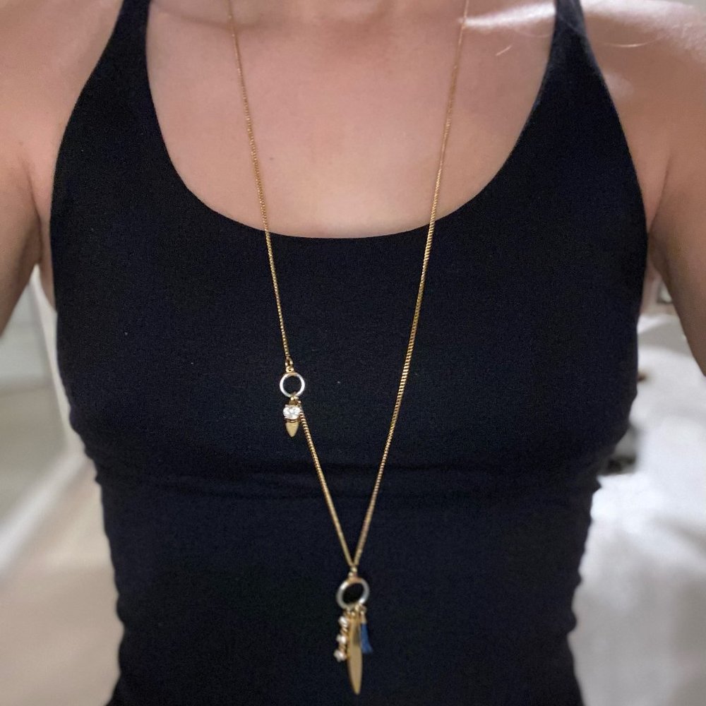 Long Gold Necklace